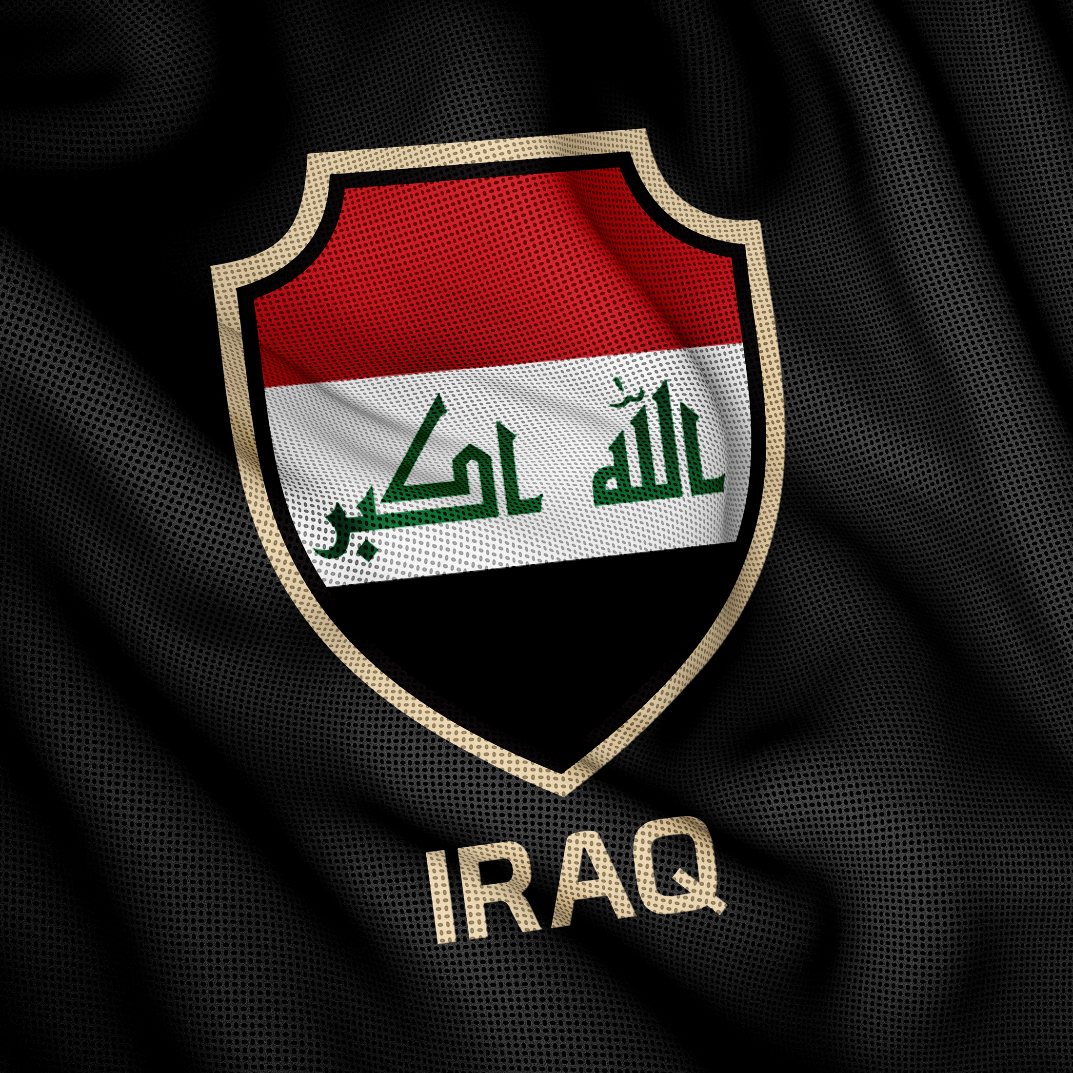 Iraq Kit 2025 black Iraqi shield emblem